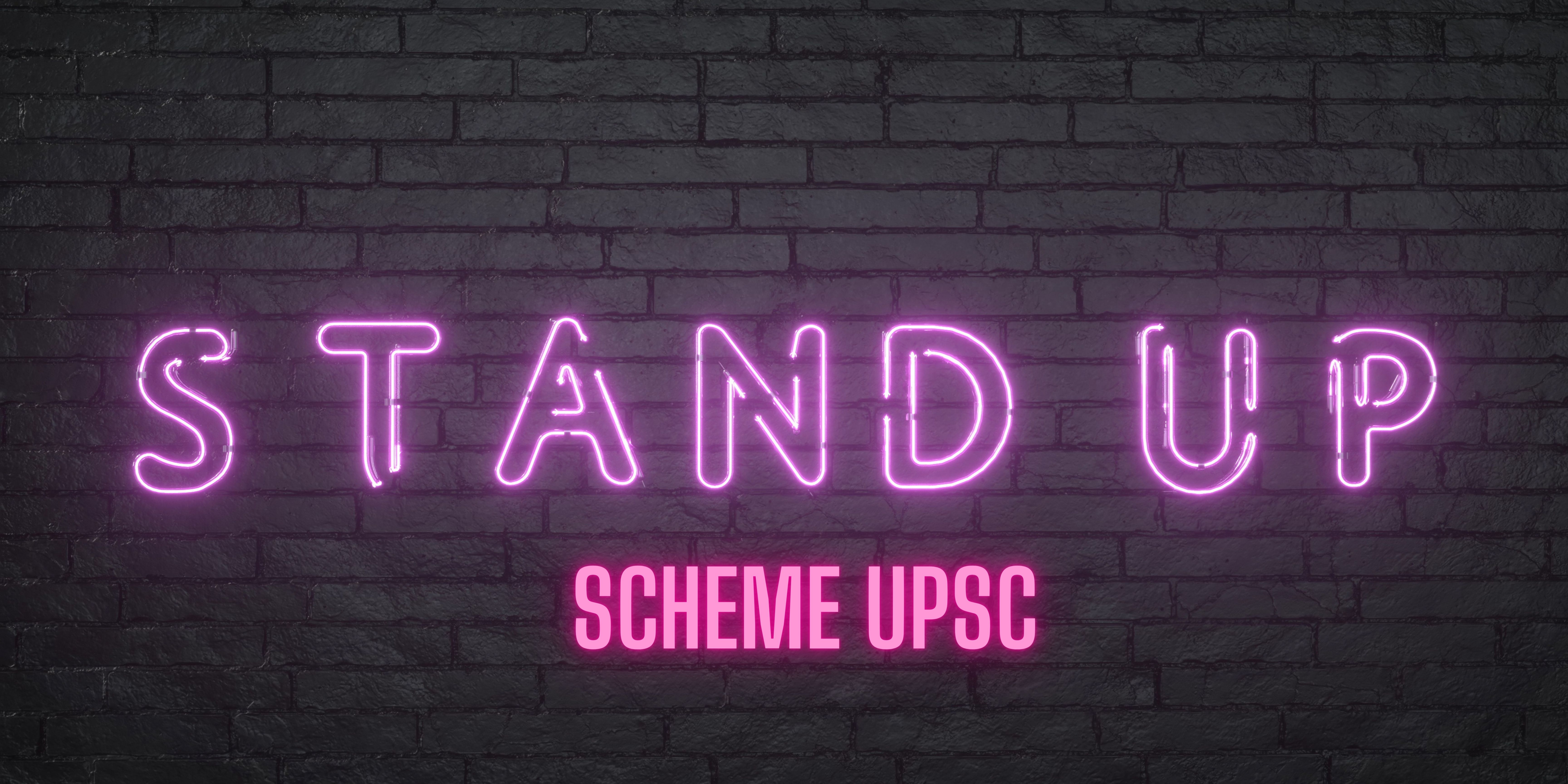 Standup India Scheme UPSC